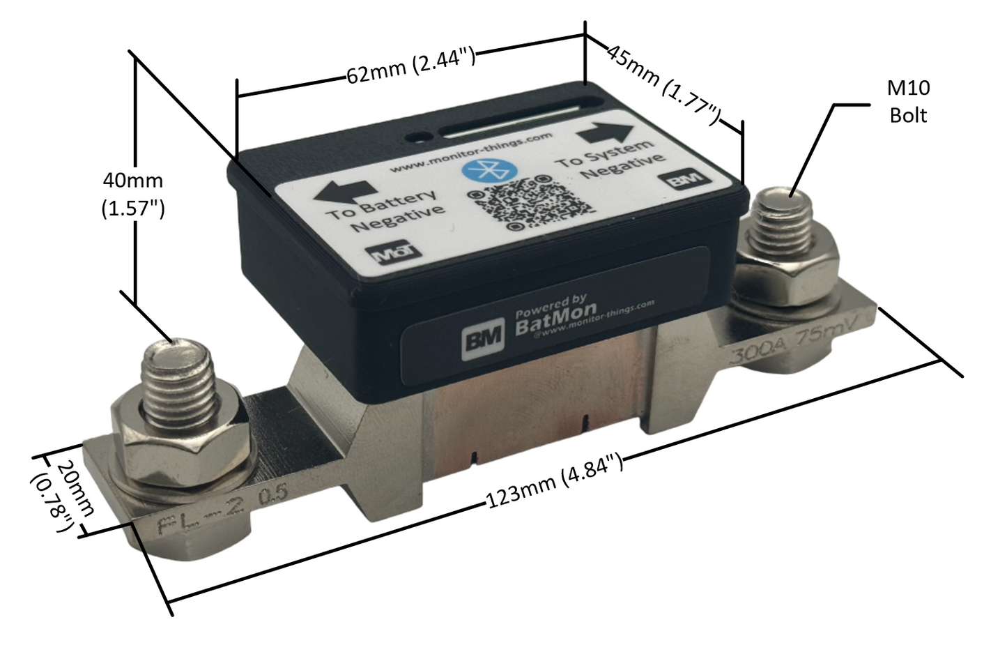 BatMon 300A Bundle (No inverter): 1*300A + 6*30A