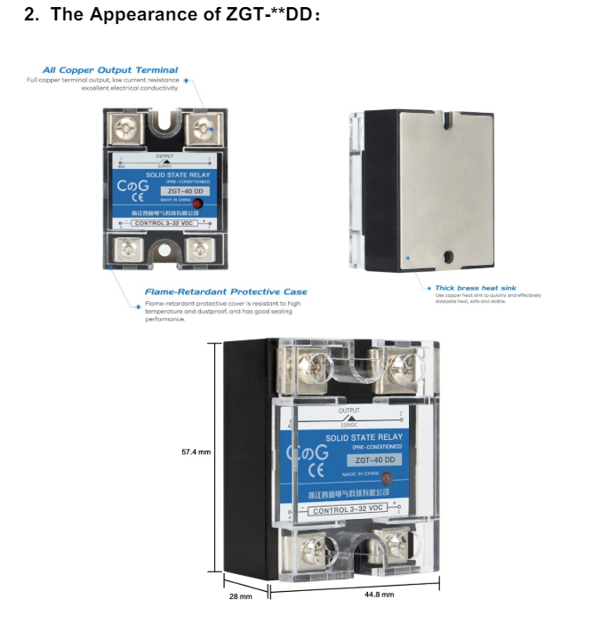 Solid State Relay: DC - DC 25A